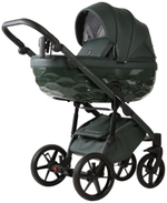 Детская коляска Adamex Chantal Pro Natura 3 в 1 CN-12-FOREST (Т. ЗЕЛЕНАЯ КОЖА)