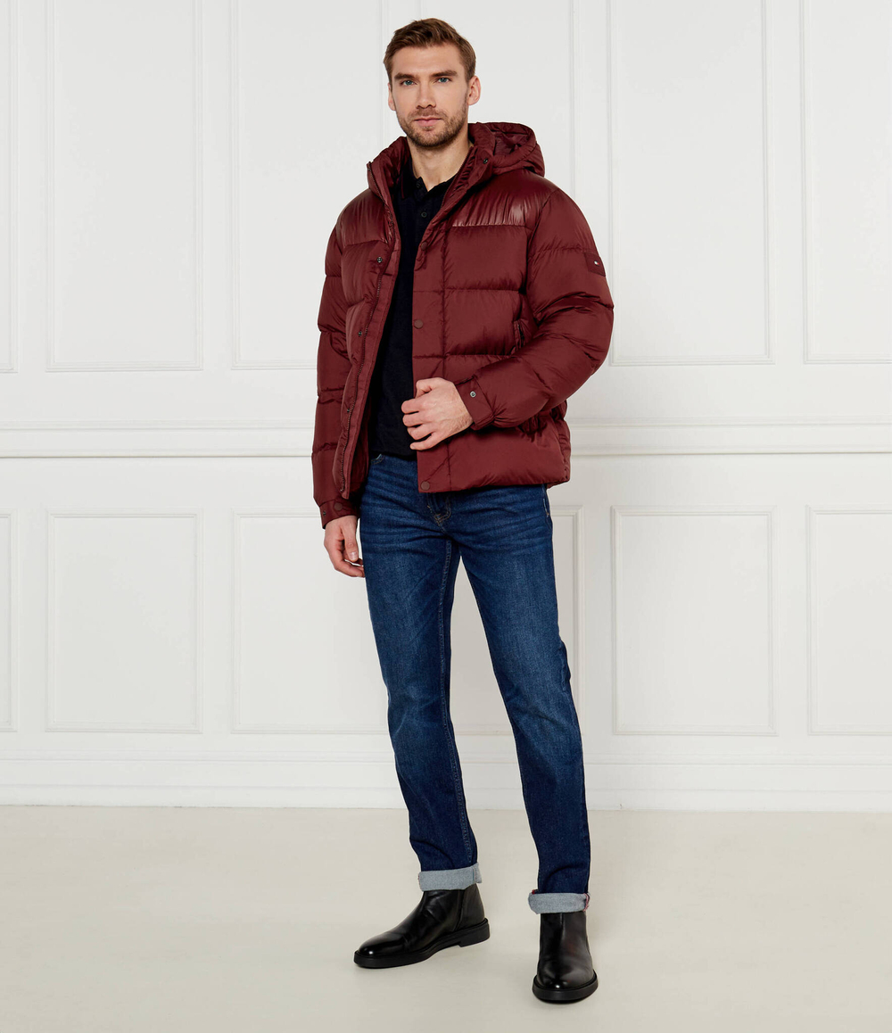 Пуховая куртка Tommy Hilfiger - бордовый(MW0MW36569)