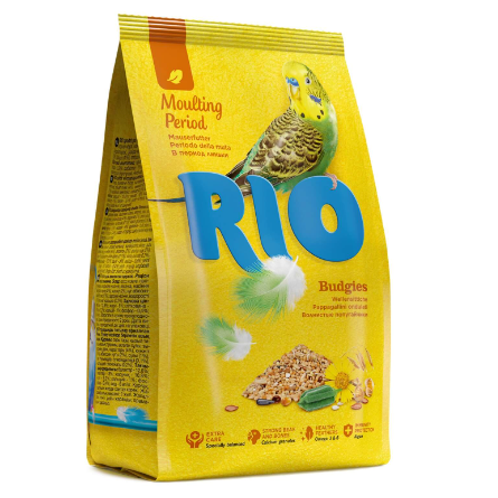Rio корм для волнистых попугайчиков в период линьки 1000 г