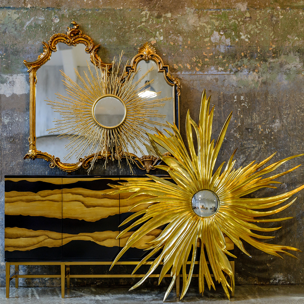 Декоративное настенное зеркало Электра fish-eye Объект мечты