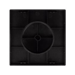 Лицевая панель светорегулятора PNL-NOBE-FB-SFPL-BK (Arlight, Черный оникс) 060261