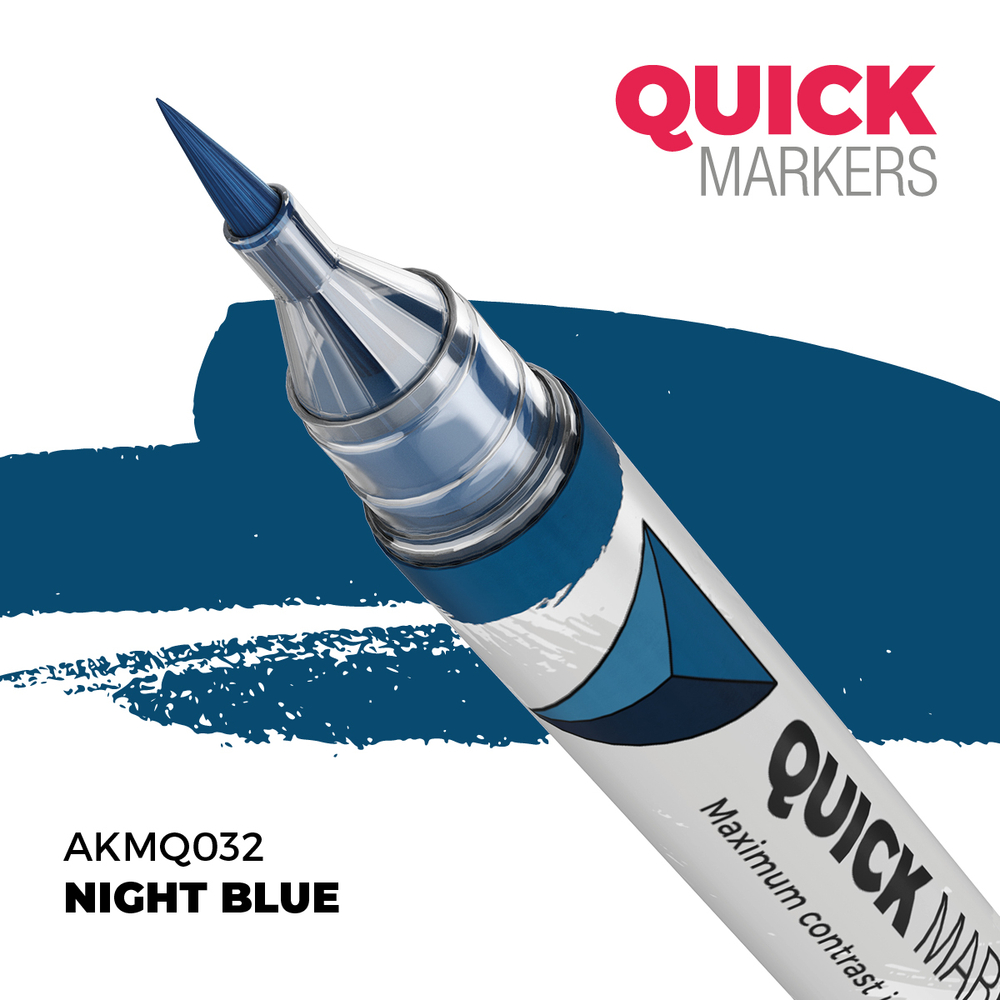 Набор акриловых маркеров AK Interactive Quick Marker Set - Star Plague