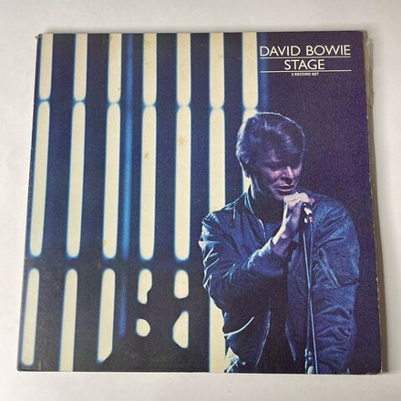 Винтажная виниловая пластинка LP David Bowie Stage (Япония 1978) (Без Оби)