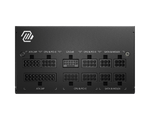 Блок питания MSI  750W, MAG A750GL PCIE5, Full Modular, ATX, 80+ GOLD, КПД >90%, Fan 120mm, Черный