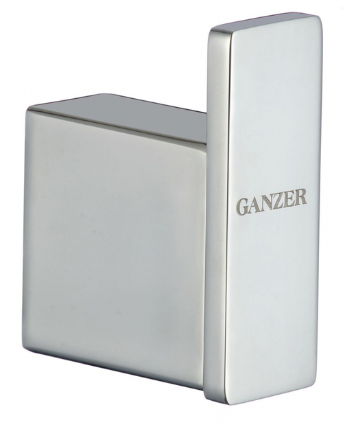 88151 Одинарный настенный крючок (ХРОМ) GANZER  (20/1шт)