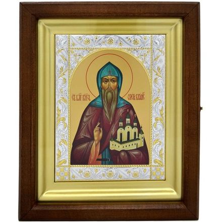 Икона святого Олега Брянского, писанная в монастыре.