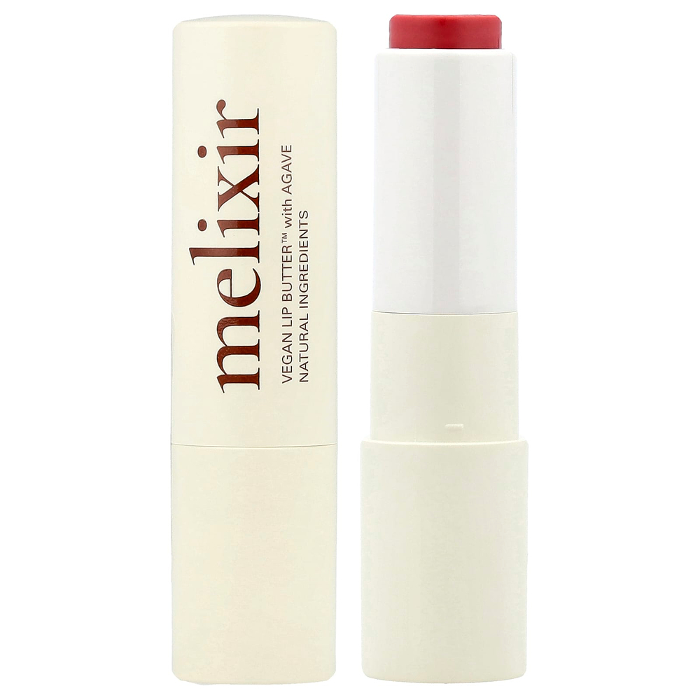 Melixir, Vegan Lip Butter™ с агавой, оттенок 02 Nude, 3,9 г (0,13 унции)