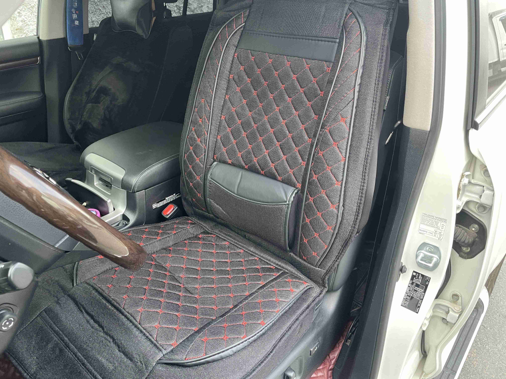 Комфорт (красный) / Чехол для переднего сиденья с подголовником, универсальный, без комплекта, серия: а-комфорт, (за 1 шт.) =