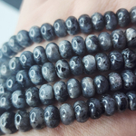 Ларвикит, гладкий рондель, отличная полировка, р-р 8×5мм