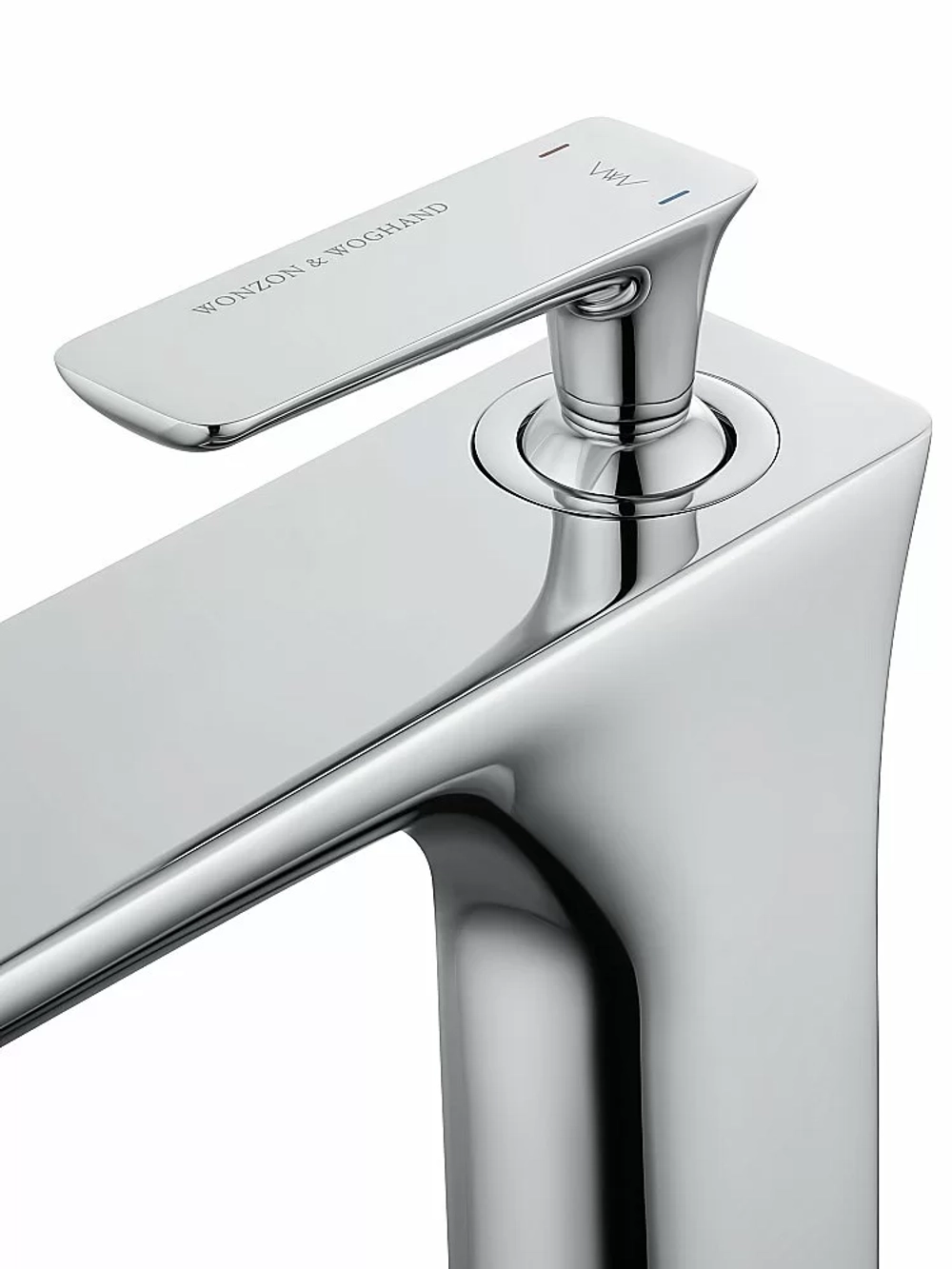 Смеситель для раковины высокий WONZON & WOGHAND SHARK WW-481102-CR хром