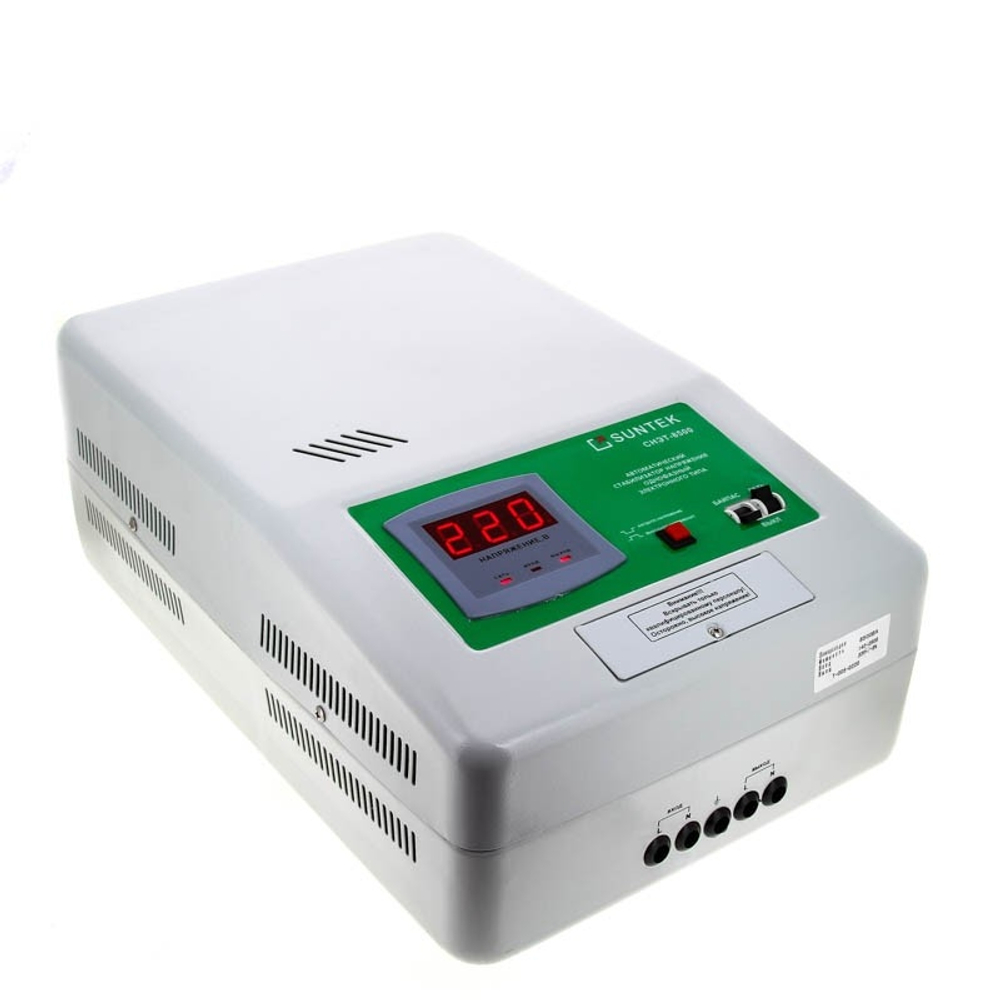 Стабилизатор напряжения SUNTEK СНЭТ 8500 ВА