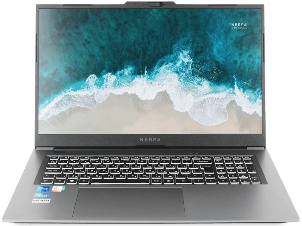 Ноутбук  Nerpa Caspica I552-17 17.3 ", Core i5, 8 Гб RAM, 1 Тб SSD, Iris Xe Graphics, Серый