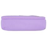 Пенал-косметичка ЮНЛАНДИЯ, 2 отделения, мягкий, "Зайка", фиолетовый, 20х7х9 см, 228989