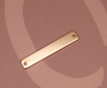 Коннектор палочка 5 х30 мм позолота