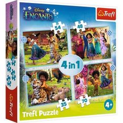Puzzle - "4in1" - Our magical Encanto / Disney Encanto