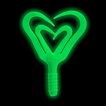 Твистер несъедоб. Helios Credo Four tail 3,35"/8,5 см Phosphorus 100шт. (HS-20-041-N)