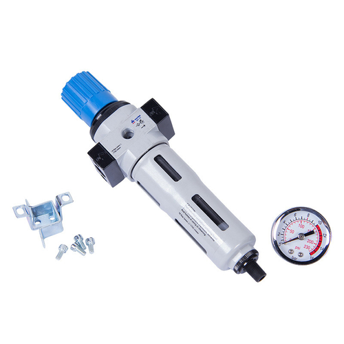 МАСТАК (691-21) Фильтр влагоотделитель с редуктором 1/4", 16 бар