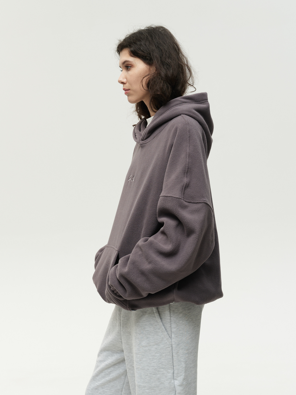 Drawstring Hoodie Grey Excalibur