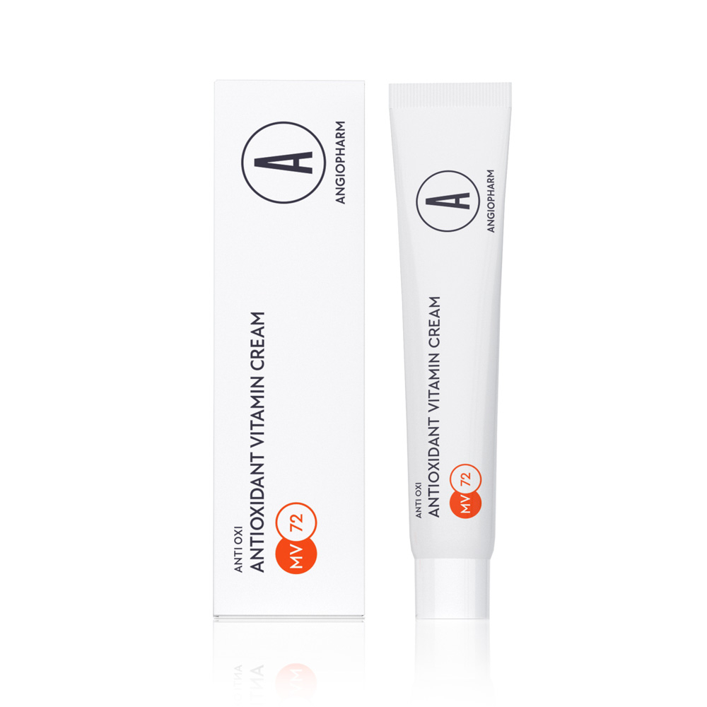 ANGIOPHARM АНТИОКСИДАНТНЫЙ КРЕМ С ВИТАМИНАМИ А, Е, С , 7 мл | ANTIOXIDANT VITAMIN CREAM