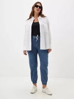 Джинсы на резинке больших размеров