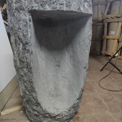 Раковина напольная из мрамора Black MN-01497 (57*57*90)