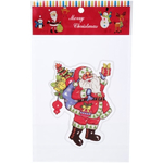 Наклейка на стекло "Весёлый Дедушка" 15*20 см