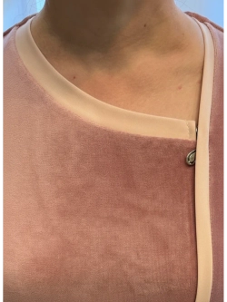 Халат велюровый на молнии