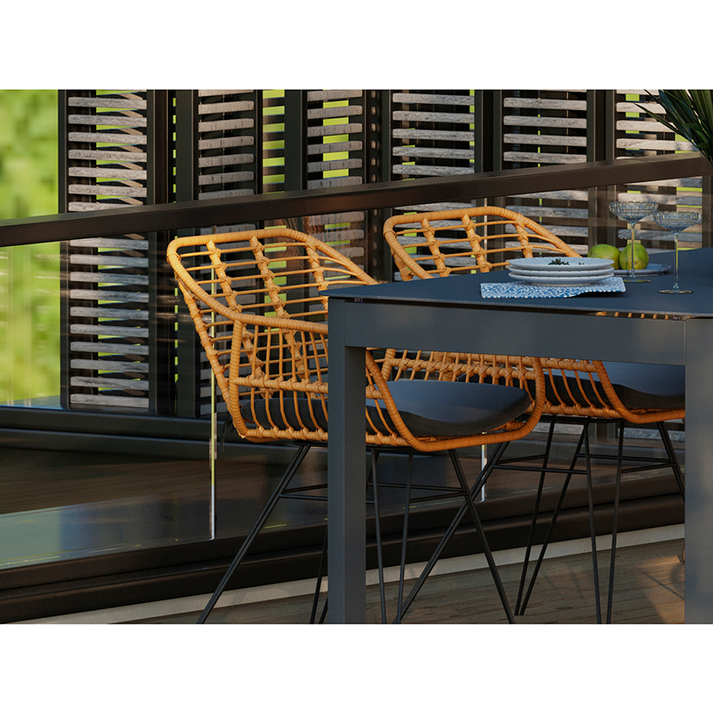 Стул vetle bent, ротанг