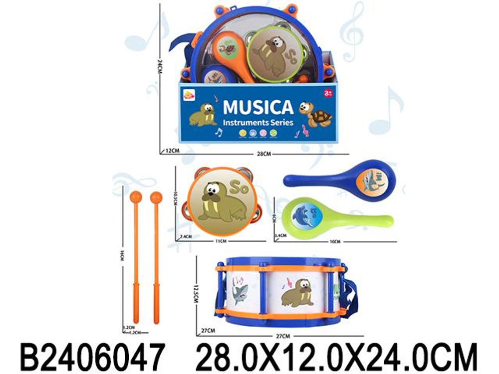 Набор музыкальных инструментов, коробка 616C