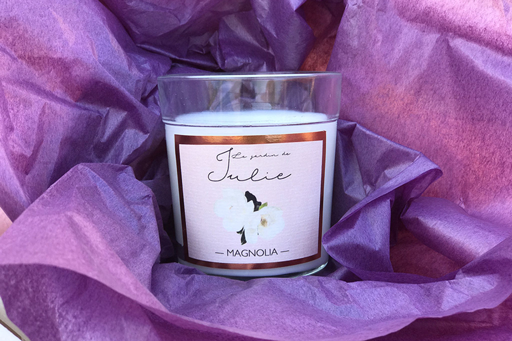 Свеча ароматическая le jardin de julie, Магнолия, 30 ч