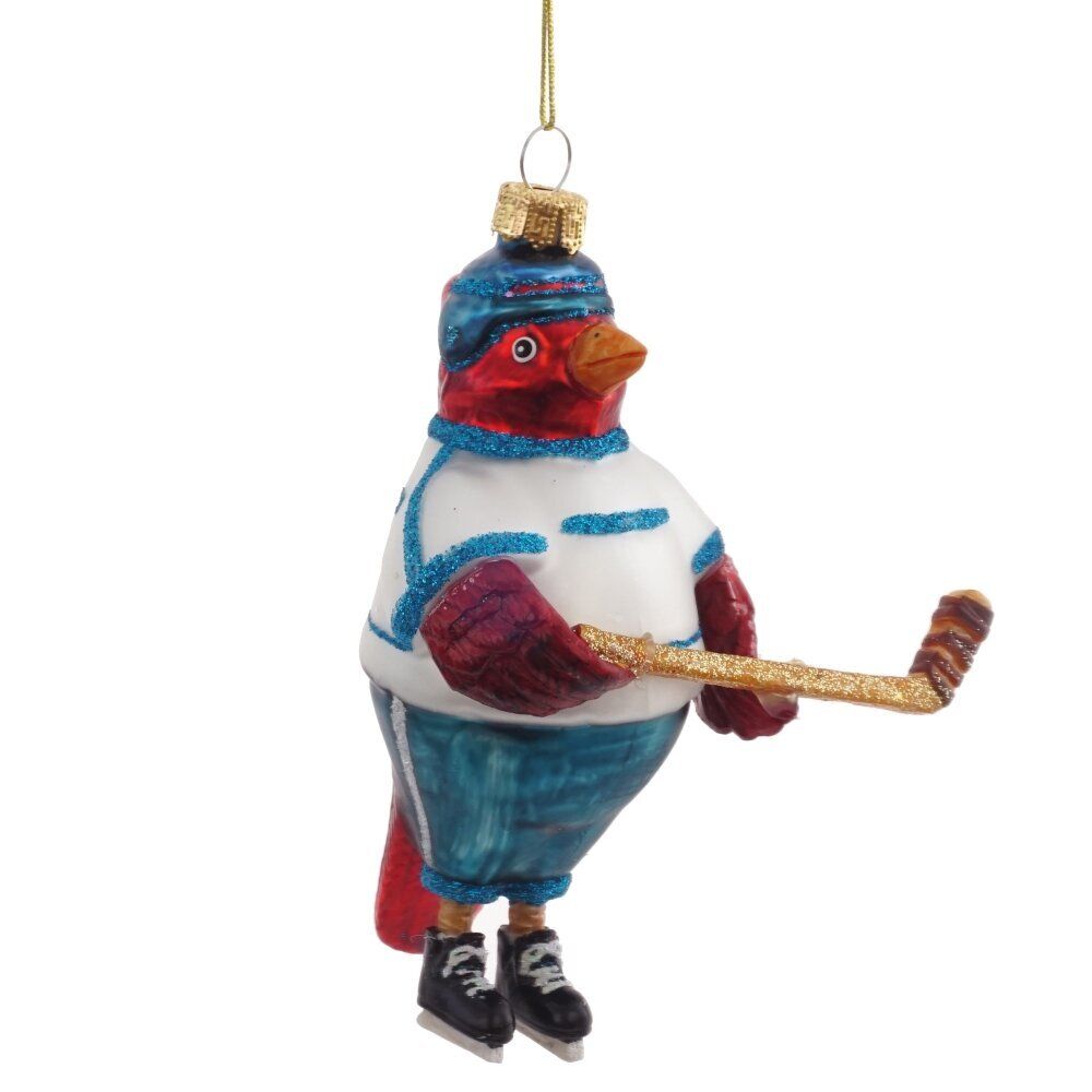 GAEM Украшение новогоднее "Птица-хоккеист", L10,5 W7 H14,5 см