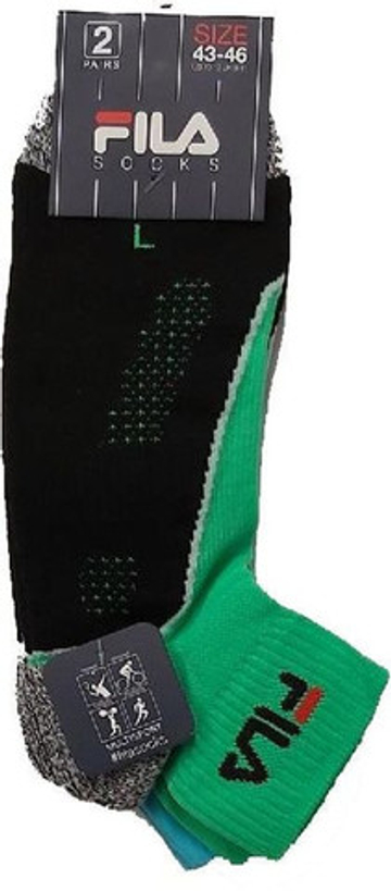 Теннисные носки Fila Calza Running Socks 2P - разноцветный