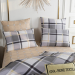 Комплект постельного белья Делюкс Сатин 100% хлопок на резинке LR433