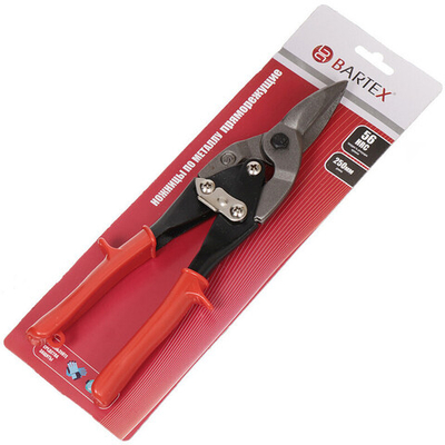 Ножницы по металлу пряморежущие, 250 мм, Bartex, 1227009, шт