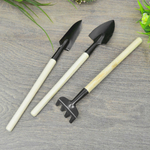 Набор садовый 3 предмета, дерево, металл