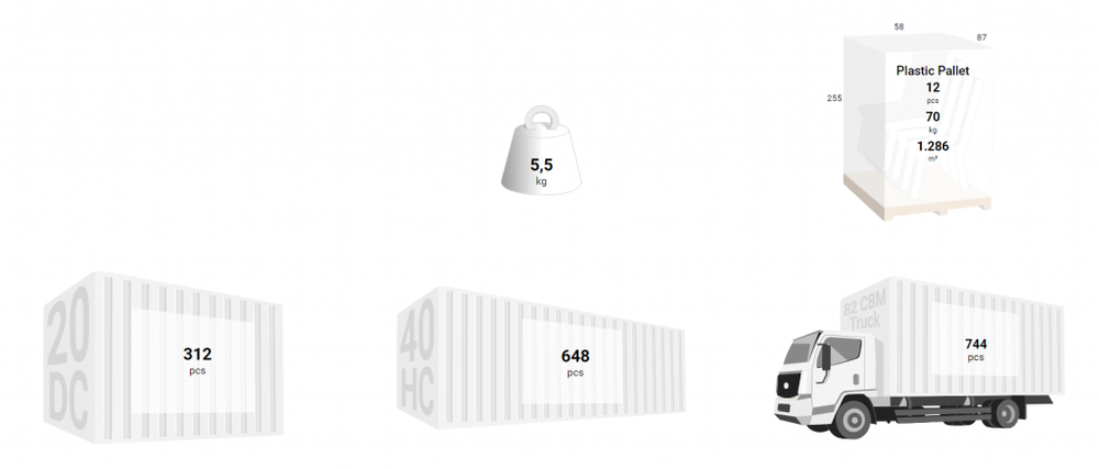 Кресло пластиковое Siesta Contract Portofino, черный