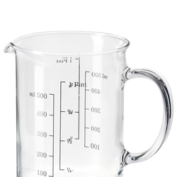 ВАРДАГЕН VARDAGEN Мерный кувшин 500 мл, стекло/прозрачный