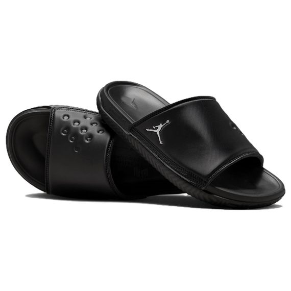 Jordan Play Slide 'Black Metallic Silver'