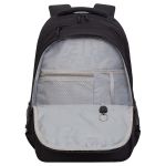 Рюкзак Grizzly, 32*45*23см, 2 отделения, 4 кармана, анатомическая спинка, черный