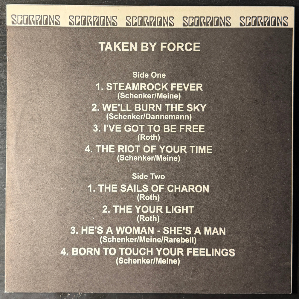Виниловая пластинка Scorpions – Taken By Force LP