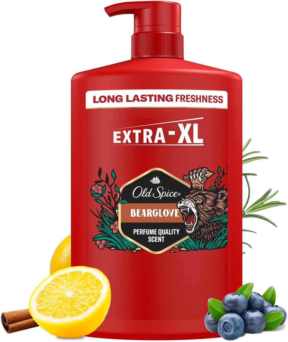 Old Spice Bearglove - Гель для душа для тела и волос, 1000 ml