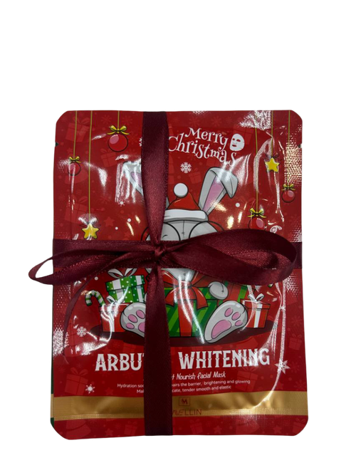 Набор новогодних тканевых масок 5шт