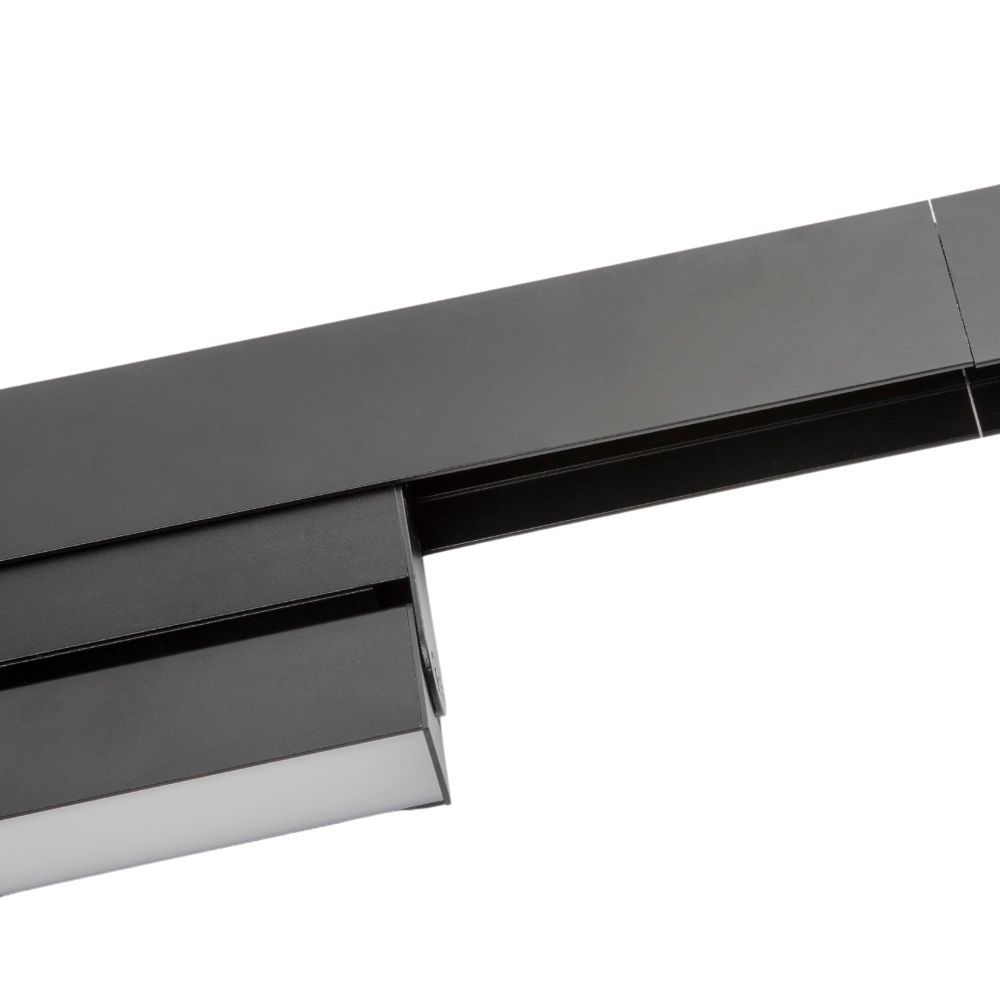 ULB-M80-12W-4000K-35 BLACK Светильник-прожектор линейный светодиодный трековый. Для магнитных шинопроводов. 900 Лм. Белый свет 4000К. Черный. ТМ Uniel