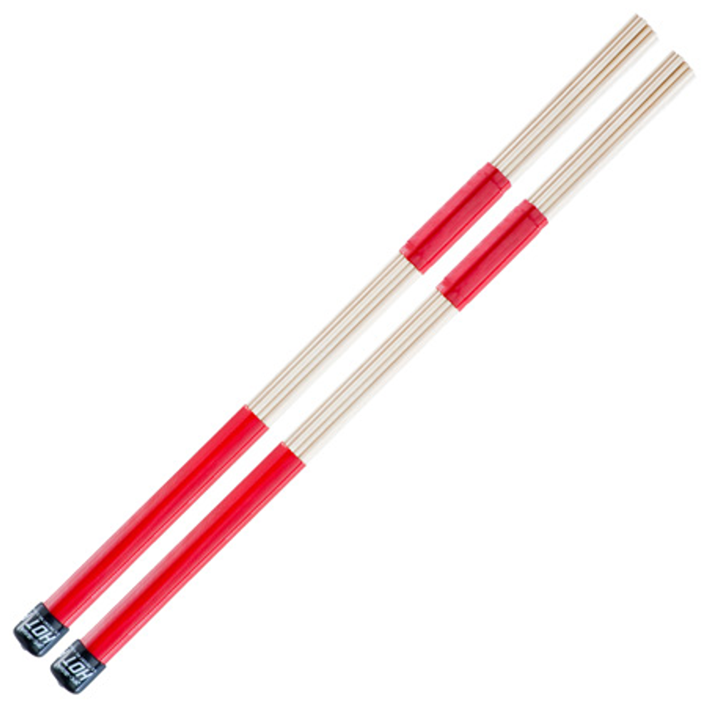 Pro Mark H-RODS HOT RODS барабанные рюты. 19 прутков из отборной березы. Диаметр: .550". Длина: 16". Гладкая рукоятка для легкой игры.