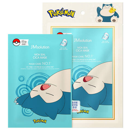 Набор тканевых масок JmSolution Pokemon Moa Seal Cica Mask 3 шт по 28 мл