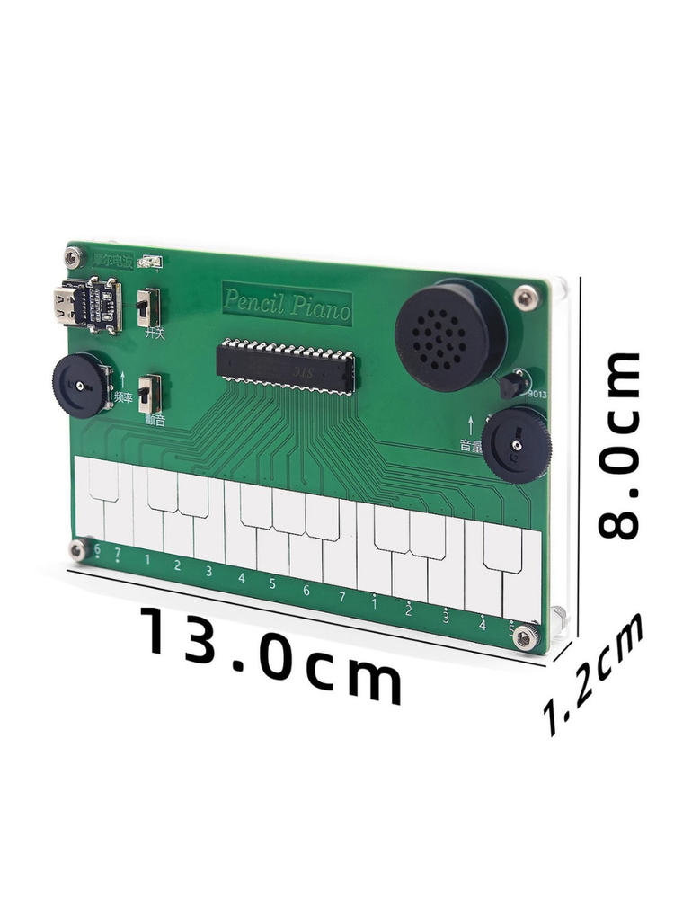Набор для самостоятельной сборки и пайки (конструктор) Музыкальный стилофон / аналоговый синтезатор