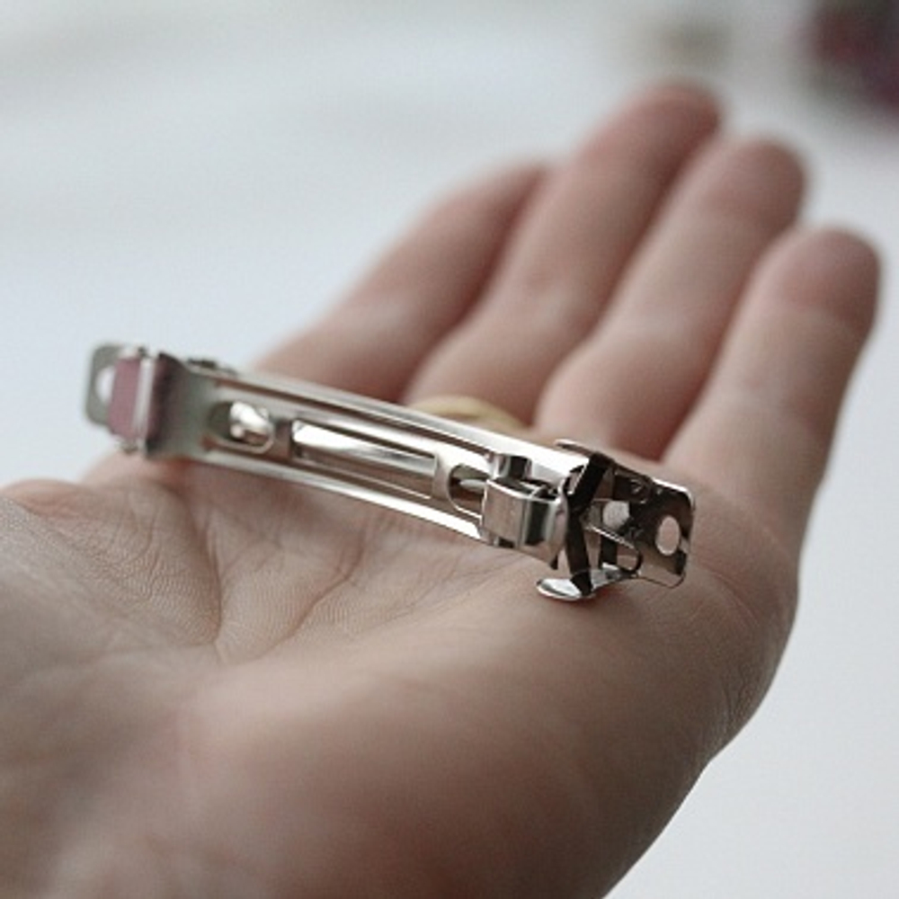 Основа-заколка "Автомат 8см" 1 шт