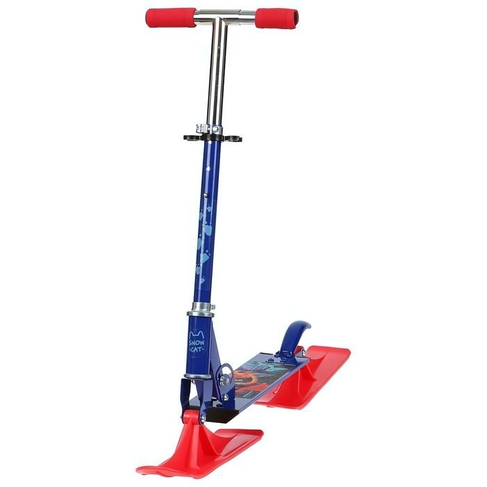 Самокат-снегокат зимний 2в1, 100мм 9687195