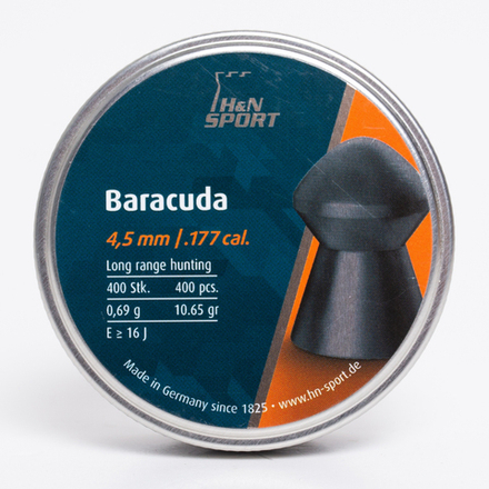 Пули H&N Baracuda 4,5 мм 0.69 г (400 шт)
