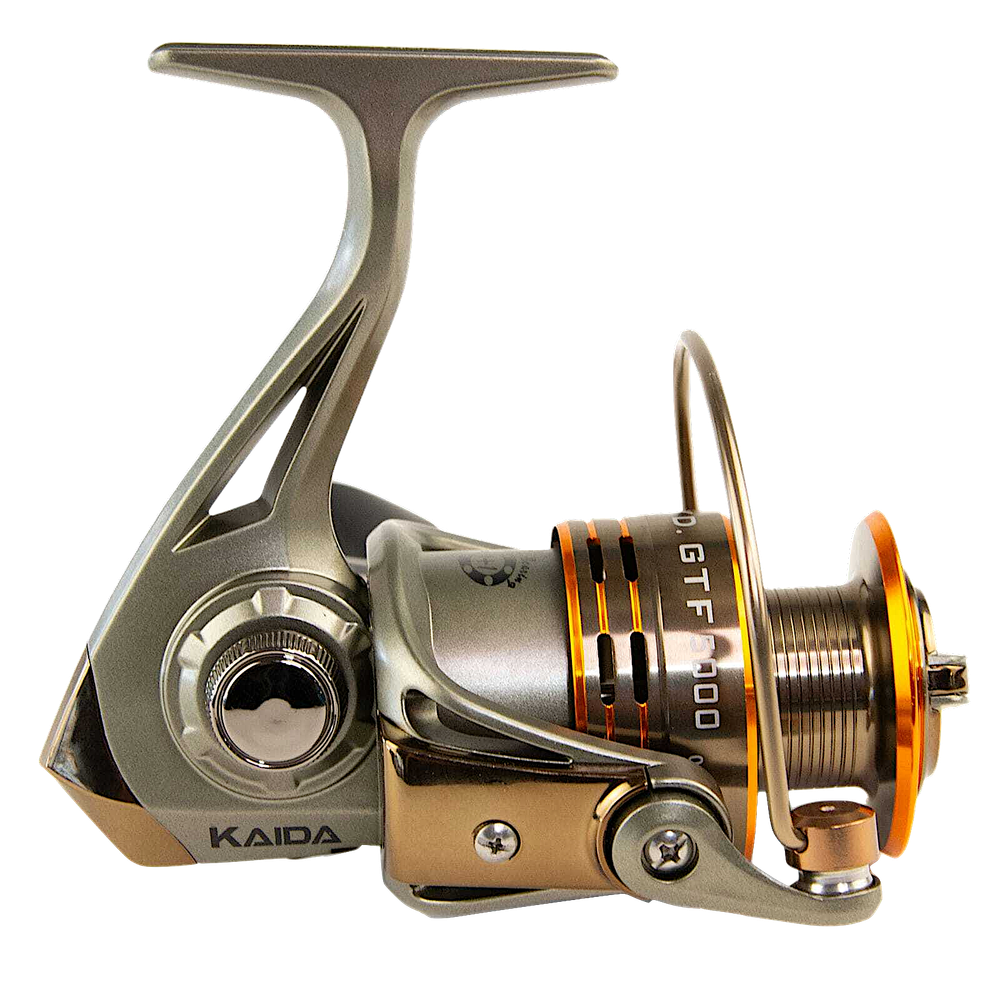 Катушка Kaida KD.GTF G002-40A 4000 bb4+1 (5.2:1) 250г 0.235/0.285/0.33мм-195/180/110м Мет.шпуля